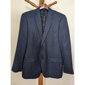 Calvin Klein Men's Blazer Jacket, 40 Regular, Navy / Blue